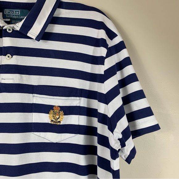 Polo by Ralph Lauren men’s short sleeve nautical shirt-XL - Picture 4 of 12
